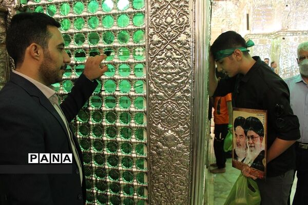 گردشگری رویداد محور، حضور دانش‌آموزان عضو سازمان دانش‌آموزی فارس در حرم شاهچراغ (ع)