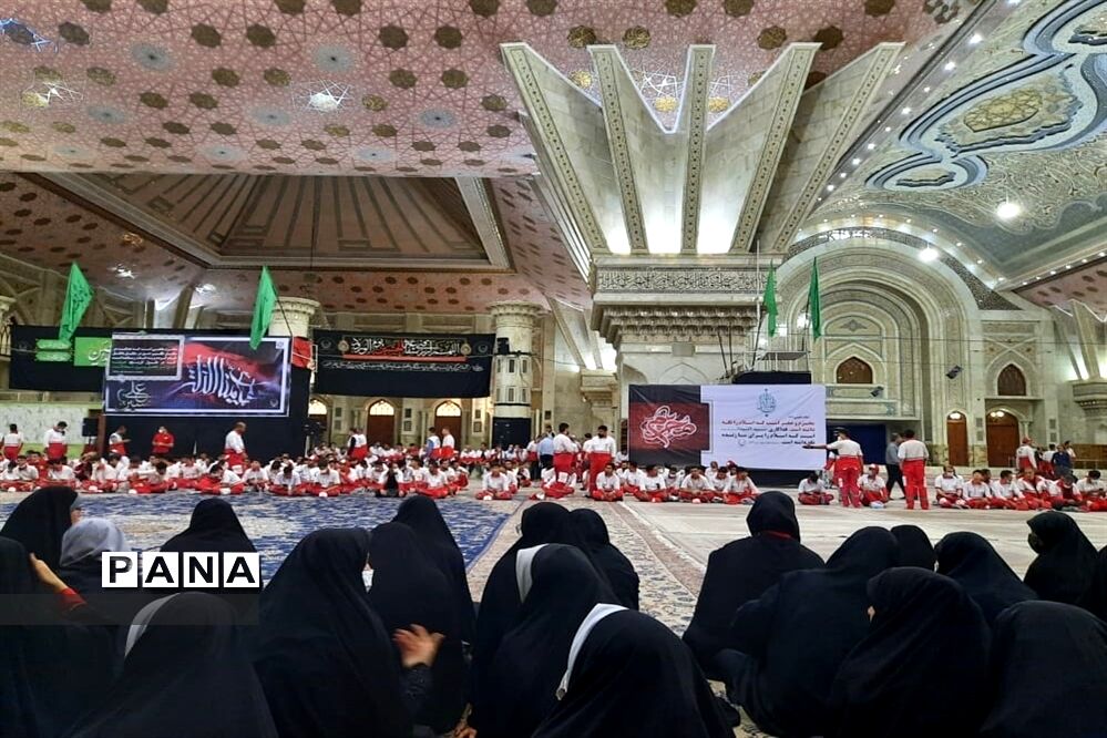 بدرقه جلو داران هلال احمر برای اربعین