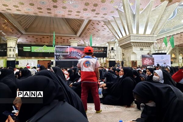 بدرقه جلو داران هلال احمر برای اربعین