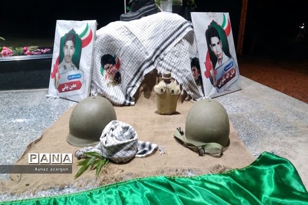 محفل شهدایی با حضور مسئولان در اردوگاه شیرآباد گلستان