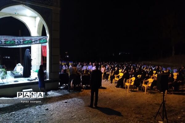 محفل شهدایی با حضور مسئولان در اردوگاه شیرآباد گلستان