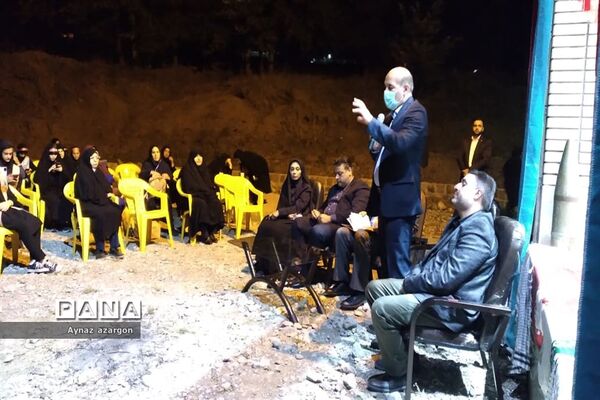 محفل شهدایی با حضور مسئولان در اردوگاه شیرآباد گلستان