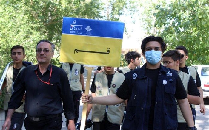 حضور دانش‌آموزان قمی در اردوی قطبی دماوند