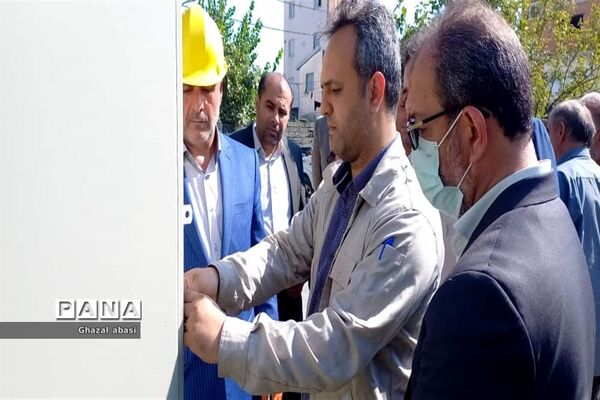 آیین افتتاح پروژه رفع ضعف ولتاژ نسیم ۱۵ شهرستان محمودآباد