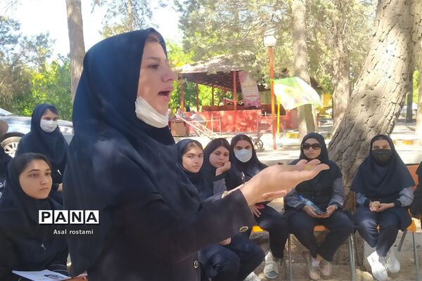 برگزاری اردوی دانش‌آموزان در ناحیه یک شیراز