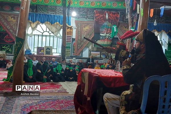 حرکت نمادین ورود اسرای مظلوم کربلا به شهر شام