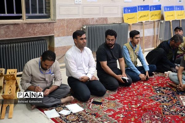 نشست جهاد تبیین اعضای سازمان دانش‌آموزی در اردوی قطب 5  آذربایجان غربی