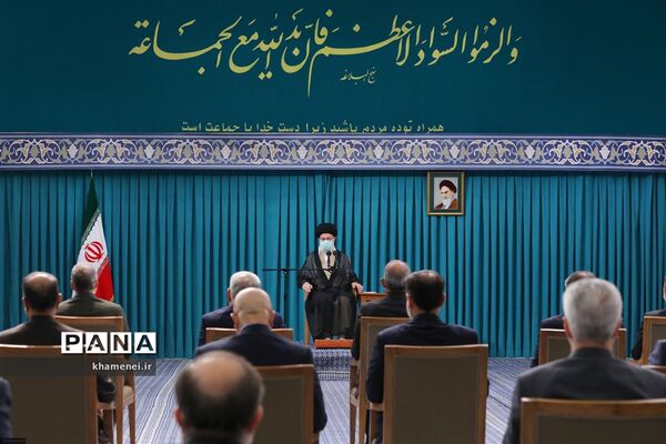 دیدار رئیس‌جمهوری و اعضاء هیئت دولت با رهبر معظم انقلاب اسلامی