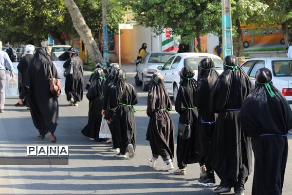 پیاده‌روی بزرگ هیات استقامت زینبی شهرستان بابل