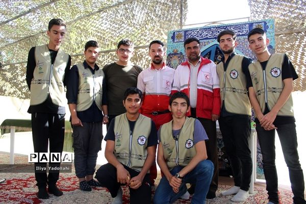 حضور دانش‌آموزان  شهر تهران در اردوی قطب 1 سازمان دانش آموزی