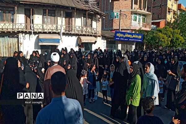 همایش لبیک یا زینب در شهرستان میاندورود
