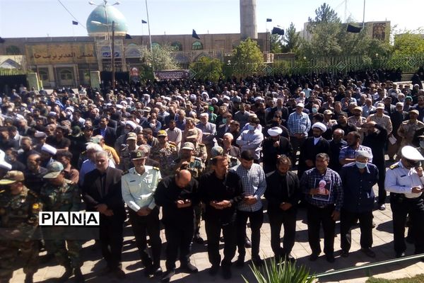 مراسم تشییع پیکر امام جمعه تربت جام حجه الاسلام والمسلمین میرزا حسین معتمدی فر