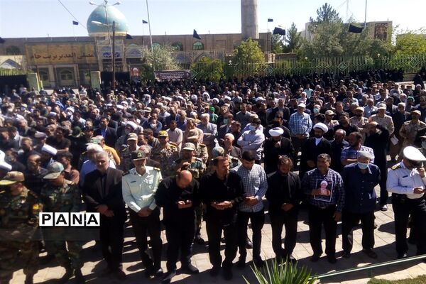 مراسم تشییع پیکر امام جمعه تربت جام حجه الاسلام والمسلمین میرزا حسین معتمدی فر