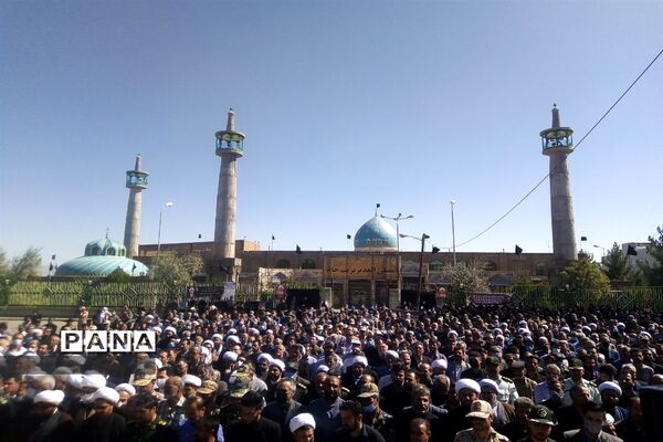 مراسم تشییع پیکر امام جمعه تربت جام حجه الاسلام والمسلمین میرزا حسین معتمدی فر