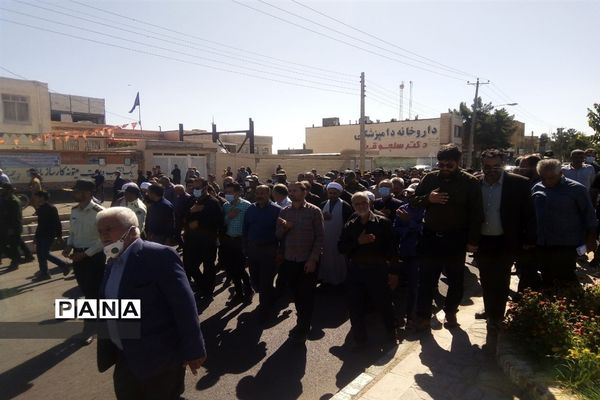 مراسم تشییع پیکر امام جمعه تربت جام حجه الاسلام والمسلمین میرزا حسین معتمدی فر