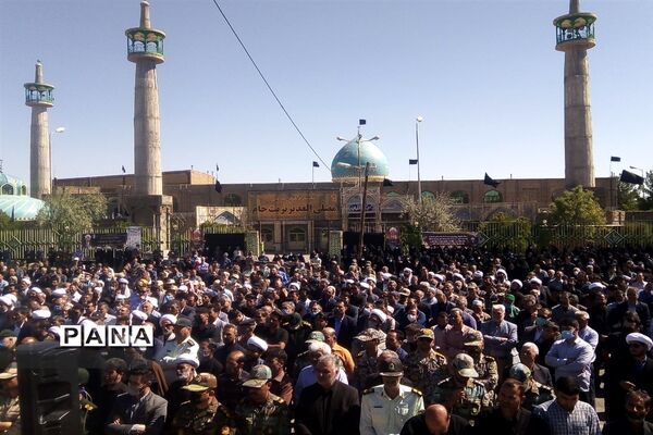 مراسم تشییع پیکر امام جمعه تربت جام حجه الاسلام والمسلمین میرزا حسین معتمدی فر