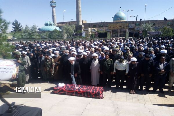 مراسم تشییع پیکر امام جمعه تربت جام حجه الاسلام والمسلمین میرزا حسین معتمدی فر