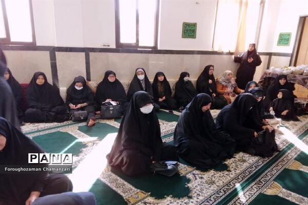 برگزاری مراسم توجیهی کاروان زائران اربعین در شهرستان گلبهار
