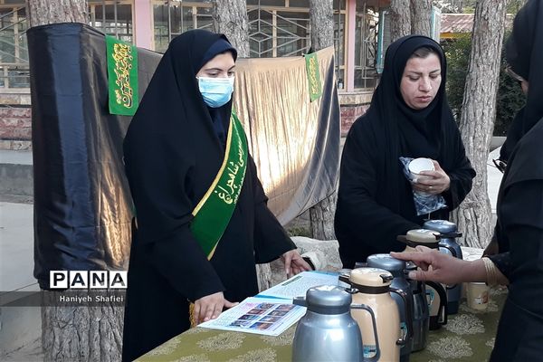 برپایی ایستگاه صلواتی سازمان دانش‌آموزی استان فارس در اردوی ملی قطب ۴، اصفهان