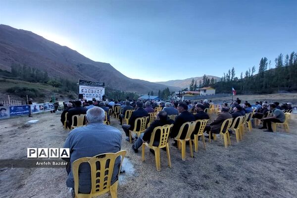 یادواره شهدا در روستاهای بلده