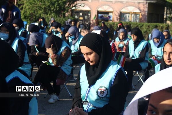 افتتاحیه اردوی قطبی دختران در اردوگاه دماوند