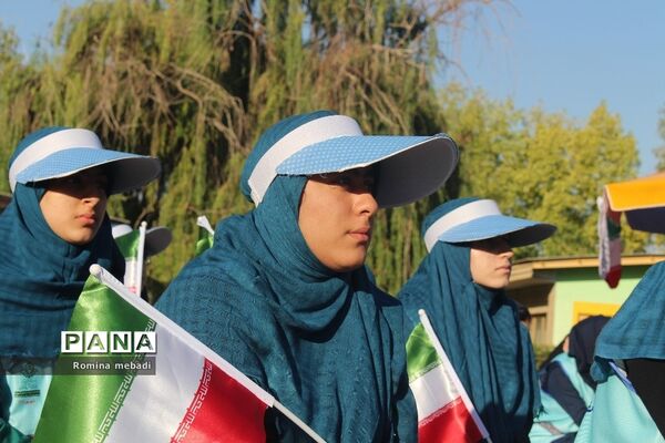 افتتاحیه اردوی قطبی دختران در اردوگاه دماوند