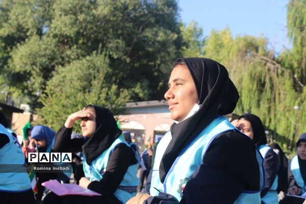 افتتاحیه اردوی قطبی دختران در اردوگاه دماوند