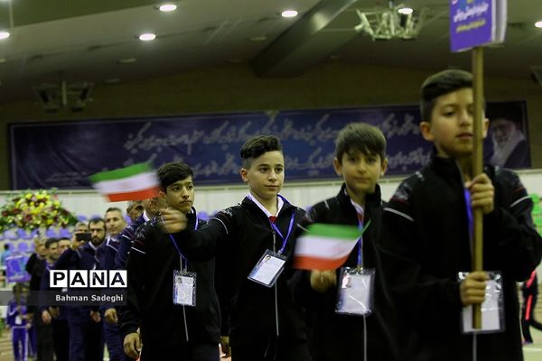 افتتاحیه  اولین جشنواره فرهنگی ورزشی دانش‌آموزان ابتدایی سراسر کشور در بخش پدر و پسر