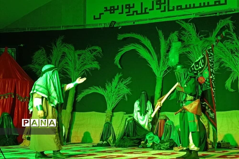 نمایش مذهبی قافله عشق در محمدشهر کرج