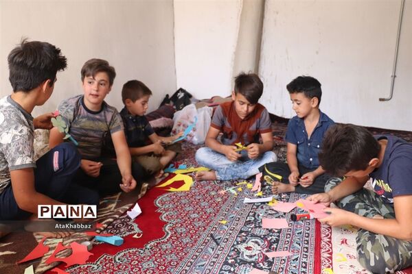 رزمایش جهادی عهد خدمت به همت دانشجویان بسیجی