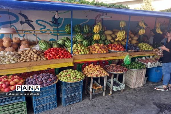 بازارچه محمودآباد واقع در مازندران