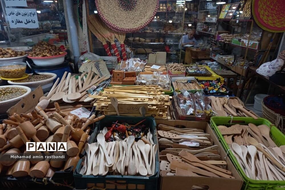 بازارچه محمودآباد واقع در مازندران