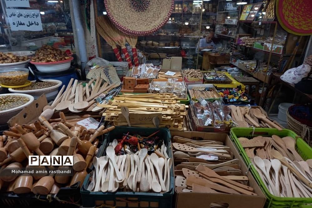 بازارچه محمودآباد واقع در مازندران