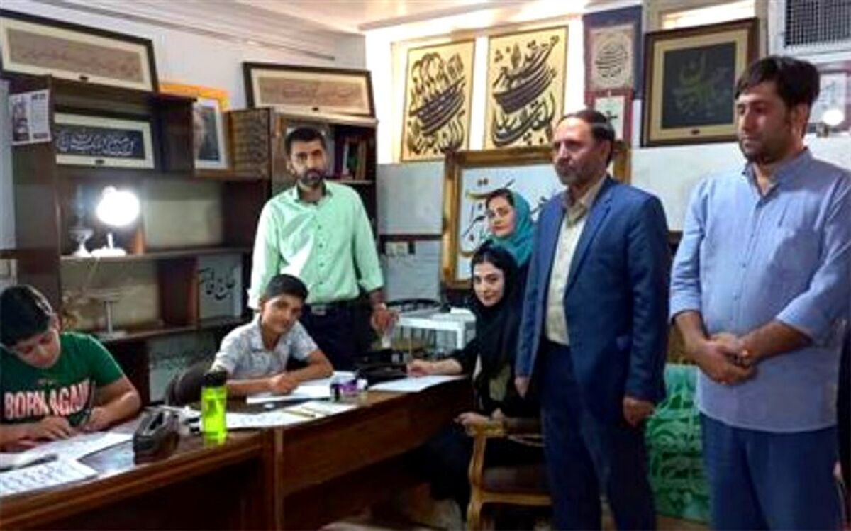برگزاری بیست و یکمین دوره آزمون خوشنویسی در شهرستان قرچک