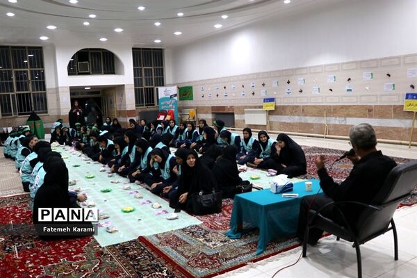 برنامه فرهنگی سوگواری حضرت رقیه (س) اعضای دختر سازمان دانش‌آموزی قطب 5 آذربایجان غربی