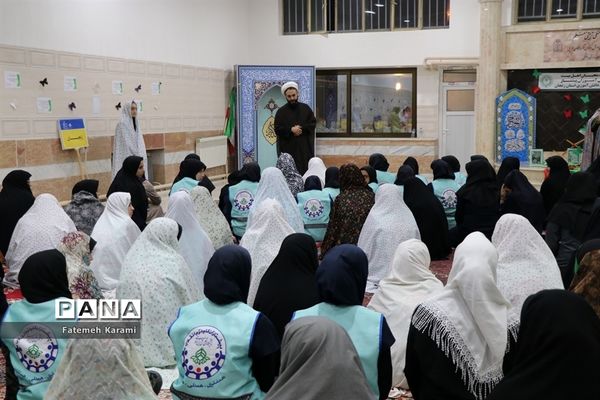 برنامه فرهنگی سوگواری حضرت رقیه (س) اعضای دختر سازمان دانش‌آموزی قطب 5 آذربایجان غربی