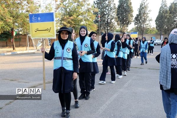 بازی‌های بومی محلی و اردویی اعضای دختر اردوی قطب 5 آذربایجان غربی