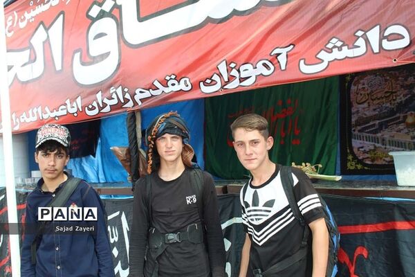 بازدید مدیر سازمان دانش‌آموزی خوزستان از موکب اربعینی آموزش و پرورش استان در پایانه مرزی شلمچه
