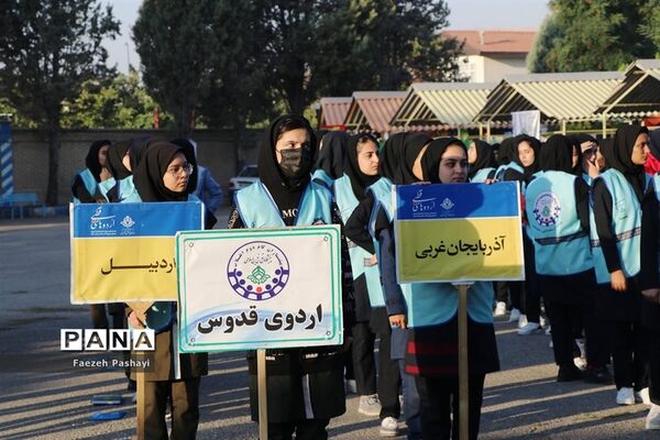 روز دوم اردوی قطبی اعضای دختر سازمان دانش‌آموزی قطب 5 آذربایجان غربی