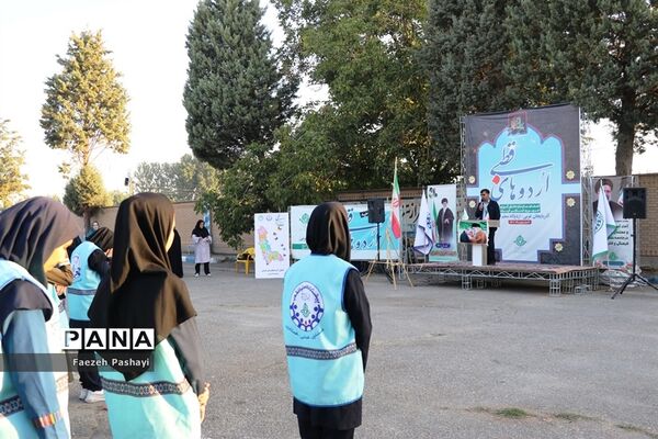 روز دوم اردوی قطبی اعضای دختر سازمان دانش‌آموزی قطب 5 آذربایجان غربی