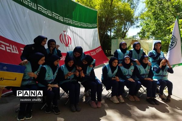 دانش‌آموزان اعضای سازمان دانش‌آموزی استان قزوین در اردوی قطبی