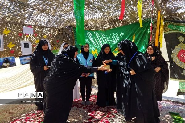 دانش‌آموزان اعضای سازمان دانش‌آموزی استان قزوین در اردوی قطبی