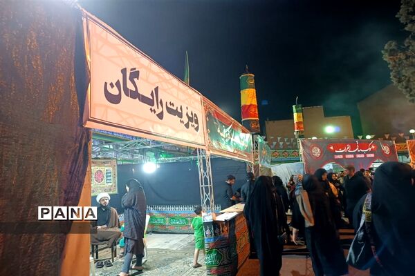 برپایی موکب‌های حسینی درمیدان شهید فهمیده کرج