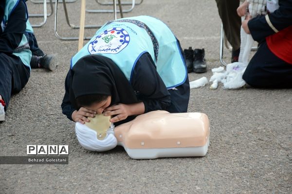 اختتامیه اردوی اعضای دختر سازمان دانش‌آموزی قطب 5 آذربایجان غربی