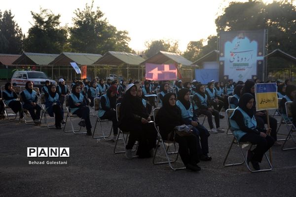 اختتامیه اردوی اعضای دختر سازمان دانش‌آموزی قطب 5 آذربایجان غربی