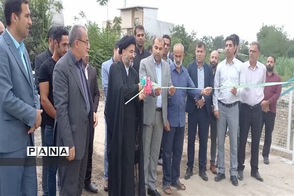 افتتاح پل بتنی در محمودآباد