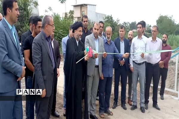 افتتاح پل بتنی در محمودآباد