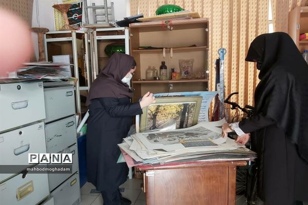 حضور فعال شورای دانش‌آموزی دبیرستان شهیده قزوینی منطقه ۱۳ در پروژه مهر