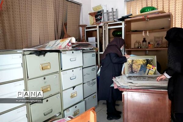حضور فعال شورای دانش‌آموزی دبیرستان شهیده قزوینی منطقه ۱۳ در پروژه مهر
