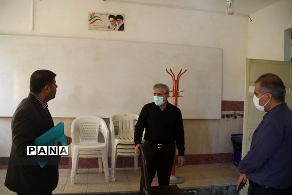 بازدید نمایندگان اداره‌کل آموزش و پرورش خوزستان از پروژه مهر مدارس شهرستان بهبهان